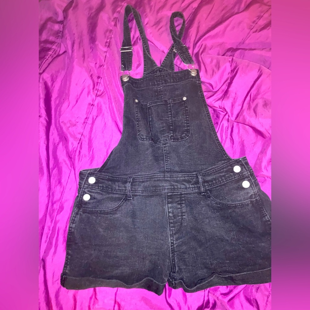 Black overalls
